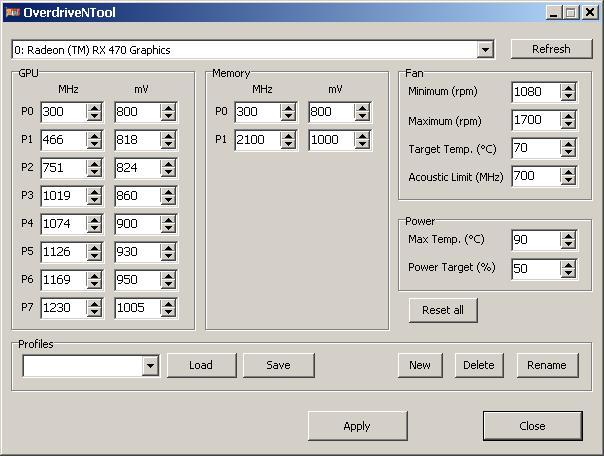 OverdriveNTool — tool for AMD [Скачать]