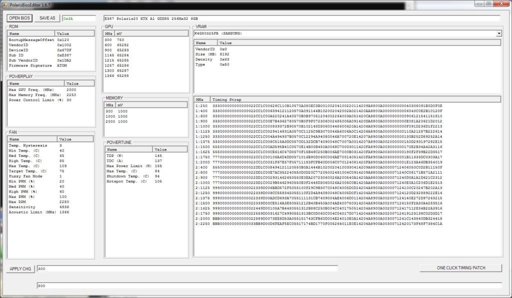 Polaris BIOS Editor
