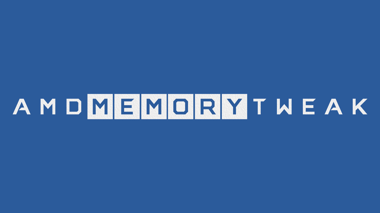 AMD Memory Tweak Tool for Linux and Windows