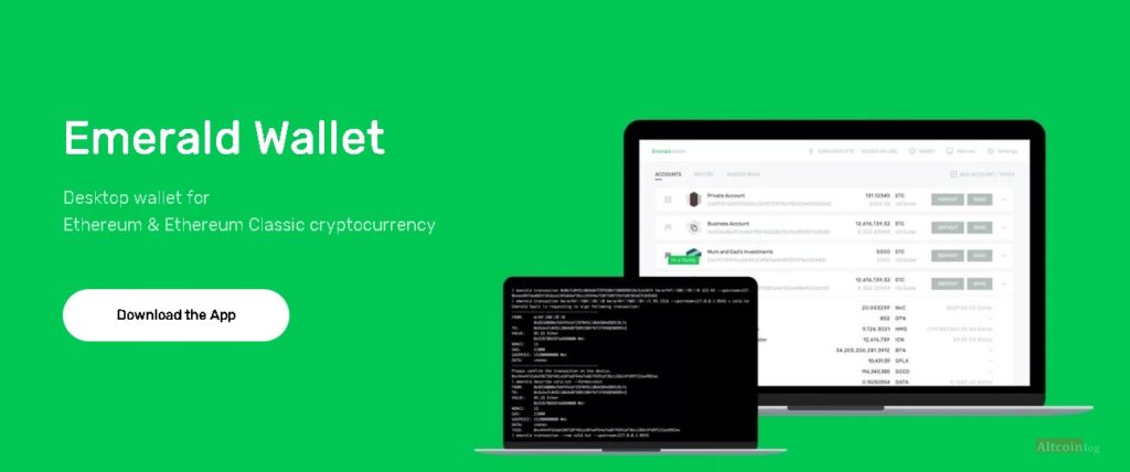 Скачать Emerald wallet