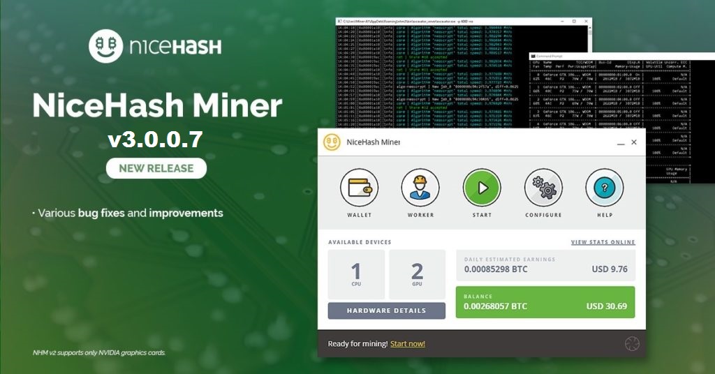 NiceHash Miner 3.0.0.7: Download