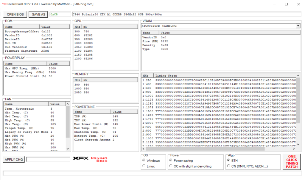 Polaris bios editor как пользоваться