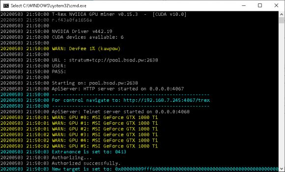 T-Rex 0.15.3: Download with KAWPOW support for mining RavenCoin (RVN)