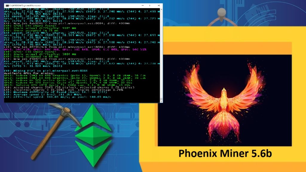 Phoenix miner грузит процессор