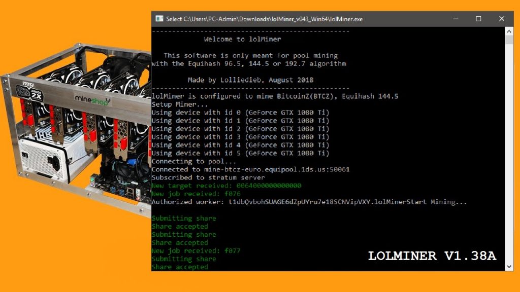 LOLMINER 1.36: AMD & NVIDIA Miner Ethash, Equihash, Beam, Grin