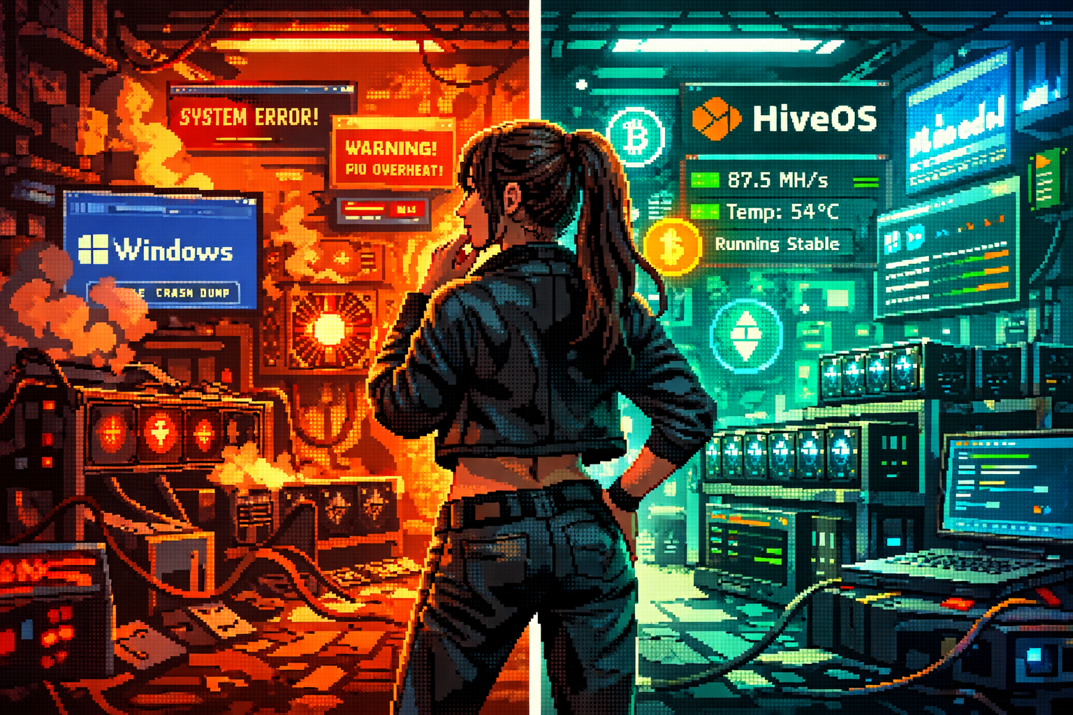 HiveOS vs Windows какую ОС выбрать для управления майнинг‑фермой