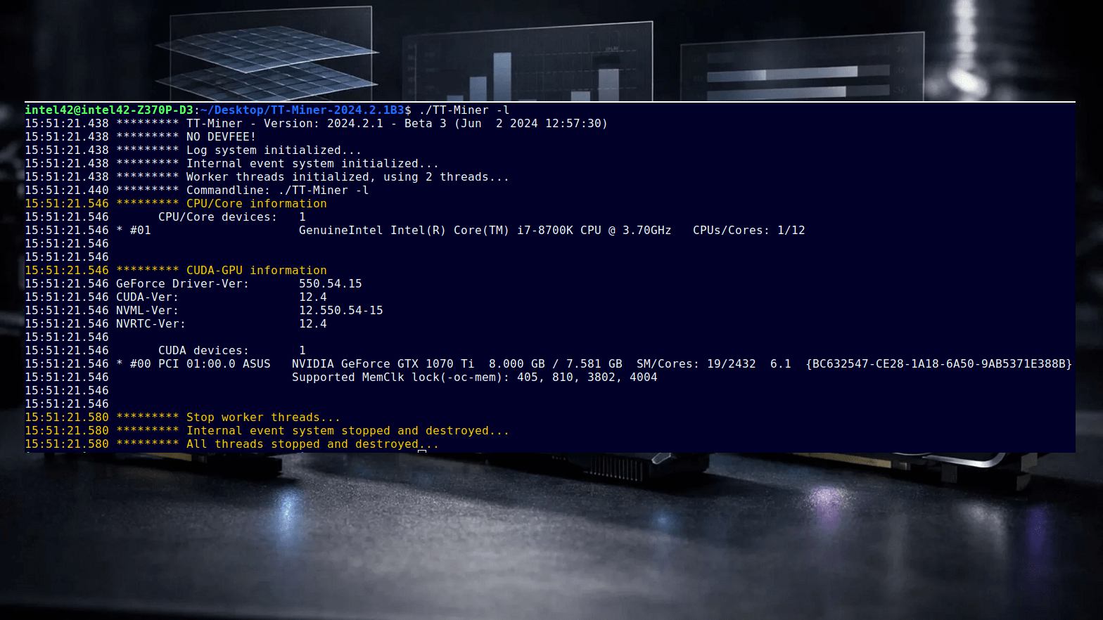 TT-Miner 2024.3.1: Как скачать, установить и настроить майнер на Windows